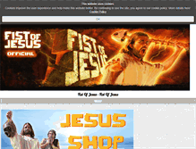 Tablet Screenshot of fistofjesus.com